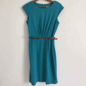 Calvin Klein Dress Turquoise Aqua Blue Size 6